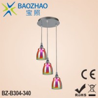 Adjustable Pendant Lamp G9 Holder Metal +Glass