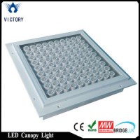 100W Recessed Projector Gas Station Fixture IP65 LED Canopy Light