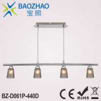 Adjustable Decorative Pendant Lamp Metal Glass