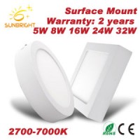 3W 8W 16W 24W 32W Surface Round LED Panel Light for Home Office Commercial Lighting