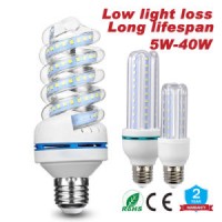 2018 Hot Sale Full Spiral Energy Saver Light E27 E14 LED Bulbs with Good Raw Material