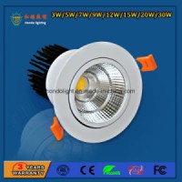 2017 Best Selling 30W COB Dimmable LED Downlight