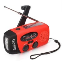 Noaa Weather Radio Emergency Solar Hand Crank 3-in-1 Radio Wb/Am/FM Multifunction Power Bank LED Cam