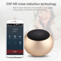 Luxury Heavy Bass Mini Handfree Speaker latest Tws Intelligent One Drag Two Wireless Bluetooth Porta