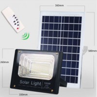 Floodlight Outdoor Camping Lamp IP67 Portable Solar Power Cool White