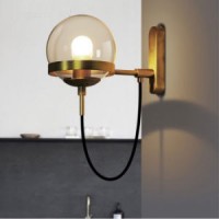 Postmodern Bronze Home Dopet Wall Sconce Lamp for Living Room