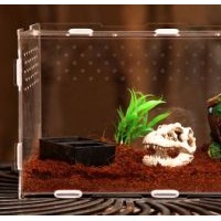 Acrylic Reptile Box Pet House Comes with Temperature Indicator and Magnetic Door