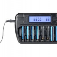 8 Slot Intelligent AA / AAA Ni-MH/Ni-CD Battery Charger LCD Display Battery Charger