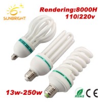 Half Full Spiral Energy Saving Lamp with CFL Raw Material