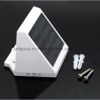 ABS Body Material LED Light Source LED Solar Panel Wall Light