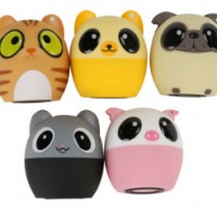 Mini Wireless Bluetooth Speaker Portable Cartoon Animal Music Speaker Support Handsfree Self-Timer B