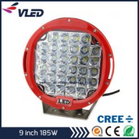 Super Bright 9inch 185W CREE LED Work Light Jeep SUV