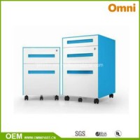 Mobile Pedestal Cabinet; Two Drawers/Three Drawers Steel Storage (OM-YC-01)