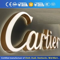 Chain Store Backlit Metal LED Channel Letter Sign