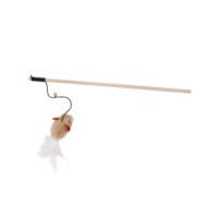 Eco-Friendly Feather Cat Toy Teaser Stick (YT97095)