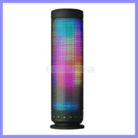 Rainbow Colors Pulse Portable Long Bluetooth Speakers Super Bass Wireless Sound Box Built-in Flash L