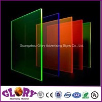 Perspex Fluorescent Plate Color Plastic Casting Acrylic Sheet