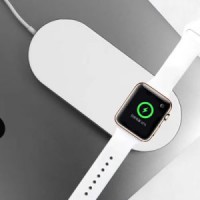 White Color iPhone 2 in 1 Wireless Faster Charger for iPhone7  and iPhone Xc