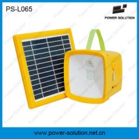 Solar Panel with Lamp for Mobile Phone Charging and Home Lighting