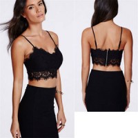 Sexy Women Lace Floral Top Cami Tank Unpadded Bralette (53080)