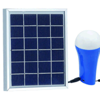 1.5W Rechargeable Solar LED Home Light with Flashlight