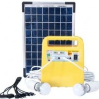 portable 10W/7ah/12V DC Solar Panel Home Lighting Power/Energy System