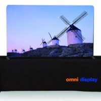 Wall Fabric Display Stand for Advertising