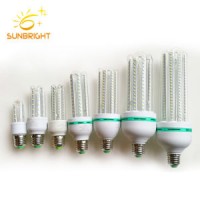 Lower Price LED Energy Saving Lamp 3W 5W A60 E27 Plastic LED Corn Bulb for Interior Lighting