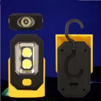 3W COB Magnetic Battery Base Outdoor LED Work Light with Hook