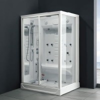 1 2 Person Portable Wet Steam Sauna Shower (M-8231)