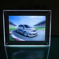 Acrylic Board Sign LED Crystal Light Box Picture Frame