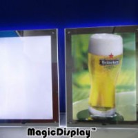 Crystal Picture Frame LED Mirror Display Board