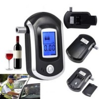 At6000 Smart Portable Breath LCD Digital Breathalyzer Alcohol Tester