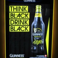 Fancy LED Slim Light Box for Beer Advertising