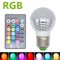 3W E27 16 Color Changeable RGB LED Christmas Decorate Bulb