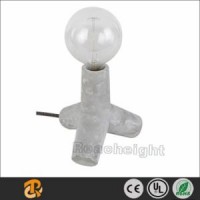 Top Design Cross Style Cement / Concrete Table Night Light