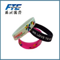 Various Styles Silicone Slap Wristbands for Promotion Gift