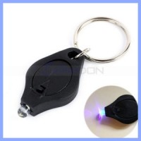 395nm Purple Light UV Flashlight LED Key Chain (UK001)