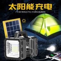 55LED Solar Flood Light Two Head Solar Spot Light 3W Solar Panel Light Jd-998