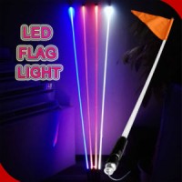 Auto Part LED Flag Pole Lights 12V 4FT 5FT 6FT ATV UTV Car Truck Quick Release Mount LED Light Bar