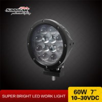 Spare Parts CREE Chip 7'' 60W Round Car LED Headlight