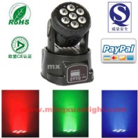 7*10W Mini Stage Lighting LED Moving Head Wash