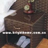 Wicker Rattan Hotel Bedroom Furniture Bedside Table Bp-Bc32