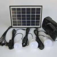 Portable Solar Light Kit with Luz Solar Solar Lamp Solar Light with 3PCS Lamp with FM Radio