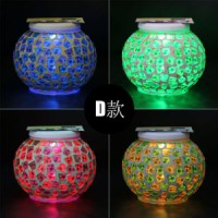 2019 Best Sale Wedding Party Multicolorful Ground Wall Solar Round Decoration Lantern Lamp Light