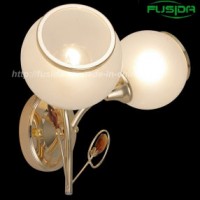 Factory Price Iron Glass White Wall Lamp/Light (6276/2WA)