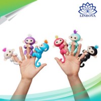 Kids Funny Electric Pet Fingerlings Baby Monkey Smart Finger Toy