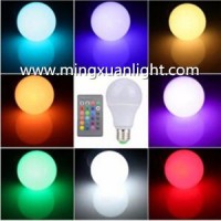 High Power 10W E27 Remote Control 16 Color RGB LED Bulb Lamp