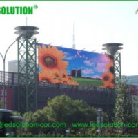 Large Format Outdoor Transparent LED Billboard