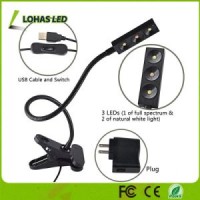 USB Charging LED Grow Light Clip Grow Lamp for Indoor Plants